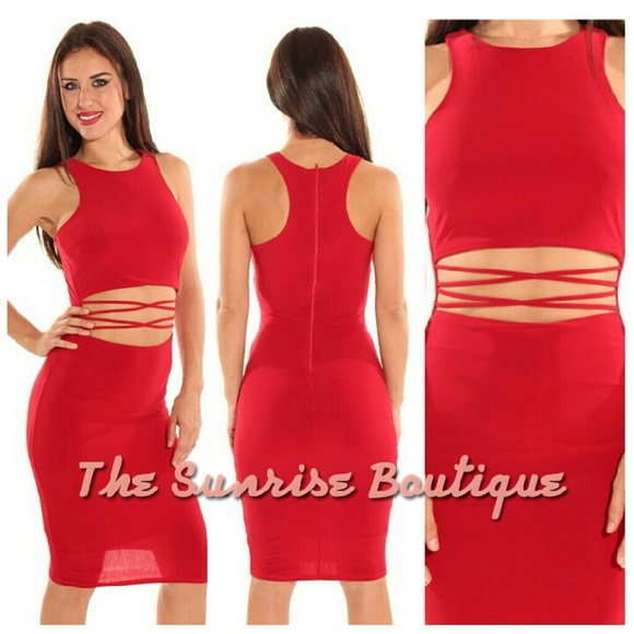 🚫Sold🚫 Large Red bodycon