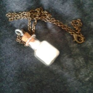 Steampunk glow necklace