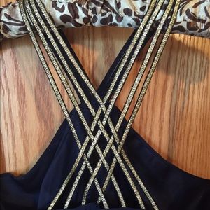 Bisou Bisou Navy Dress