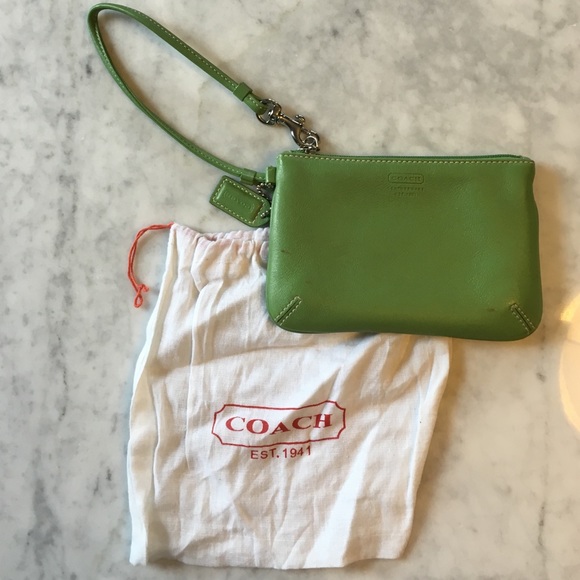 Coach Leather Wristlet