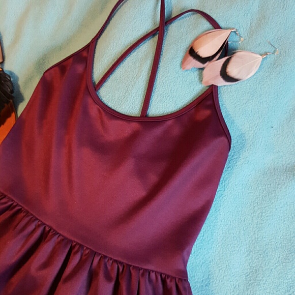 Silence + Noise Short Purple Dress - Picture 2 of 3