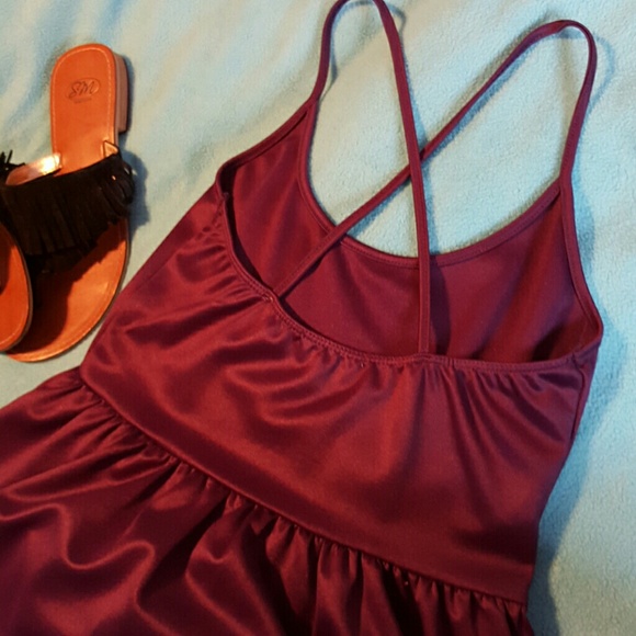 Silence + Noise Short Purple Dress - Picture 3 of 3