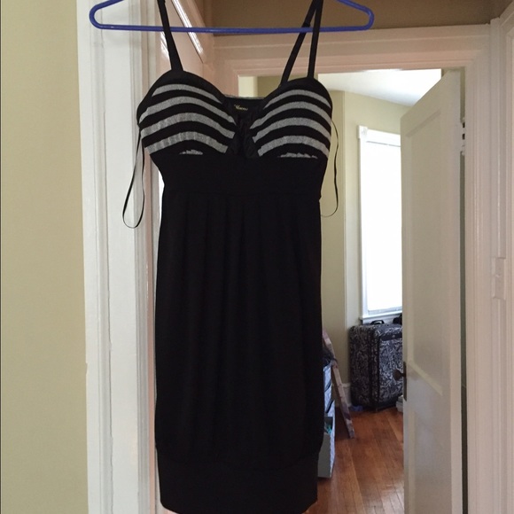 Guess black and silver dress