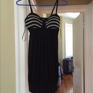 Guess black and silver dress