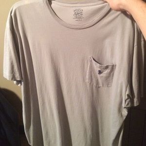 Mens Polo Ralph Lauren T Shirt Grey Shortsleeve