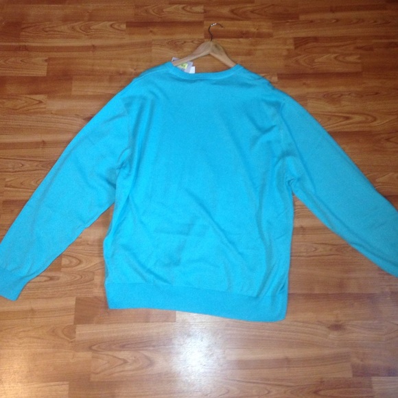 Cremieux XXL  NWT turquoise sweater - Picture 3 of 4