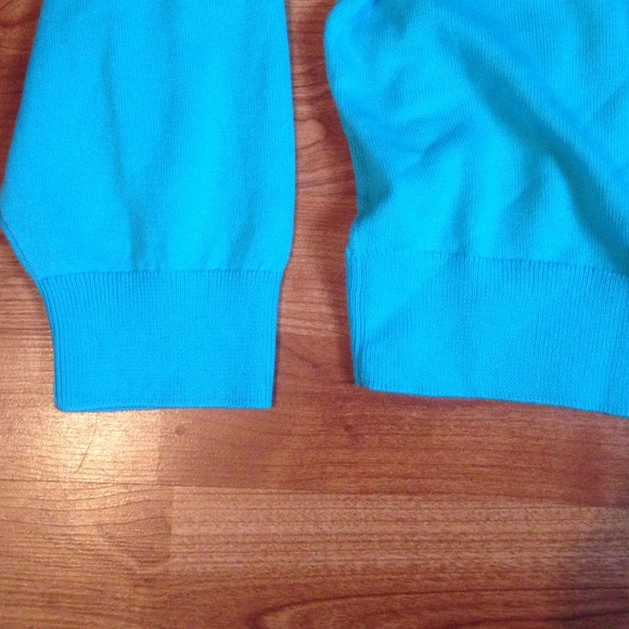 Cremieux XXL  NWT turquoise sweater - Picture 4 of 4