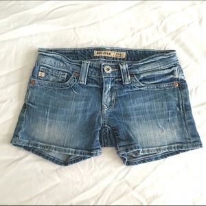 Big Star Lightly Distressed Denim Shorts
