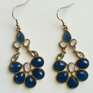 H&M Jewelry - Navy Drop Earrings H&M Jewelry - Navy Drop Earrings