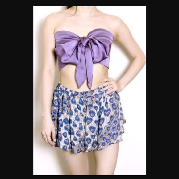 Silk Bow Bandeau - Picture 1 of 3