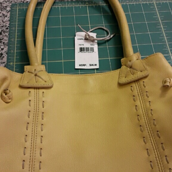 Carlos Falchi Yellow Handbag!