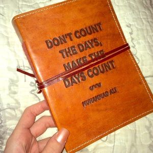 real leather journal
