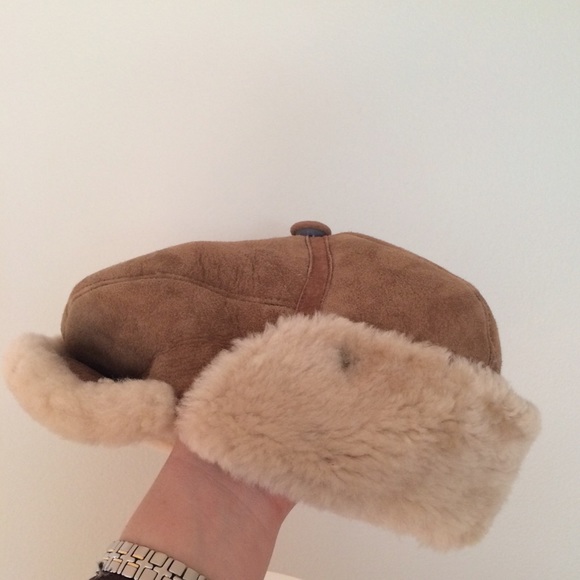 UGG shearling leather hat
