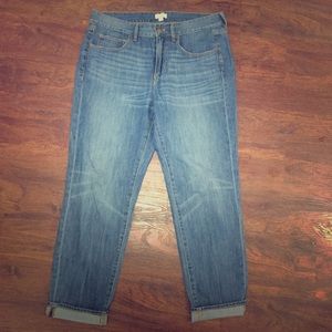 J.Crew High Rise Boyfriend Jeans