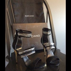 Marciano black heels
