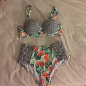 Pacsun High Waisted Swimsuit