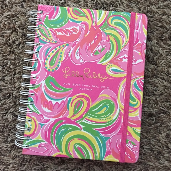 NWT Lilly Pulitzer Spiral Agenda All Nighter