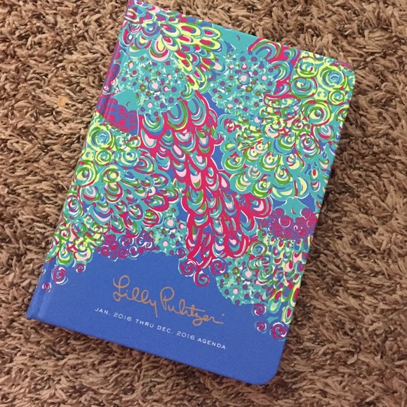 NWT Lilly Pulitzer Agenda Lilly's Lagoon