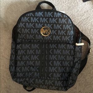 Micheal Kors Backpack- Gunmetal gray