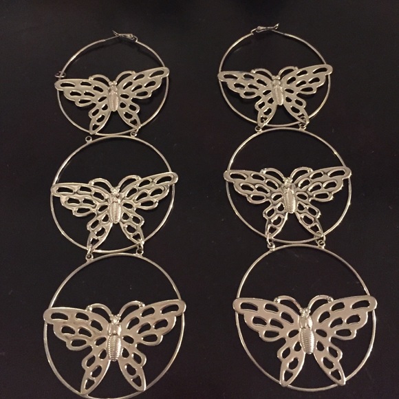 Extra long earrings