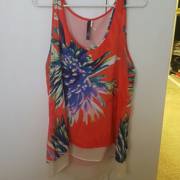 Floral tank top