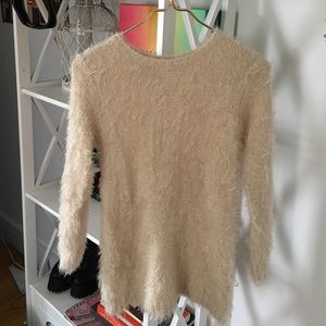 Fuzzy Cream Sweater