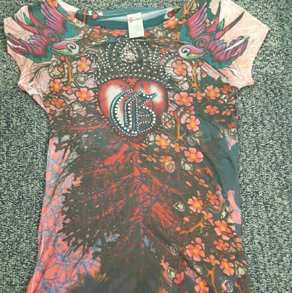 GUESS fitted T-shirt