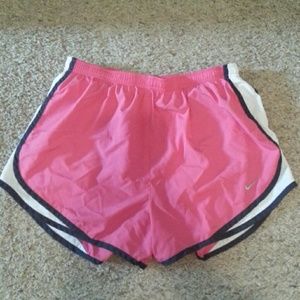 Nike pink running shorts