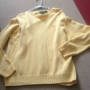Ralph Lauren Mens XL Yellow Pullover