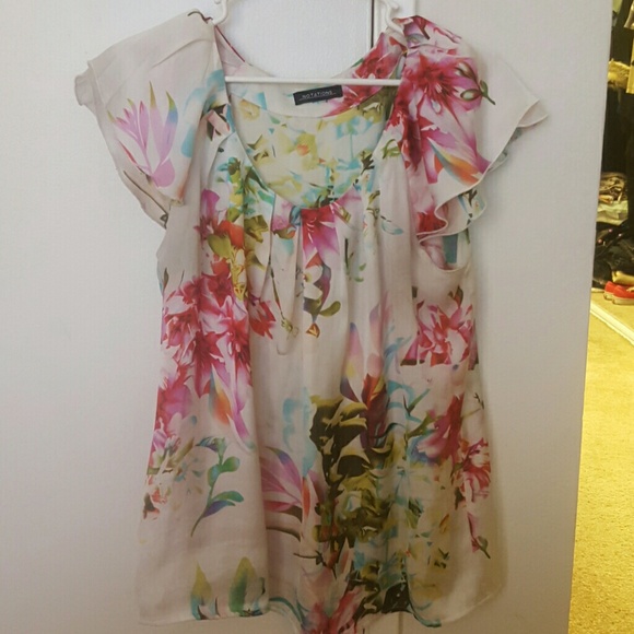 Adorable floral blouse