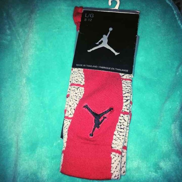 Jordan Crew Socks Size LG jumpman