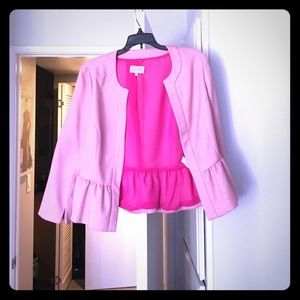 1. State Jackets & Coats - Pink peplum blazer 1. State Jackets & Coats - Pink peplum blazer