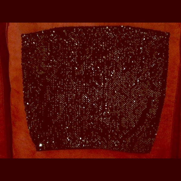 Shimmering black mini skirt - Picture 1 of 1