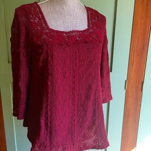 Anthropologie Meadow Rue Medium stretch knit top