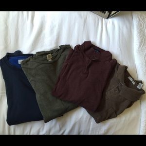 BUNDLE- 4 Men's Long Sleeve tops