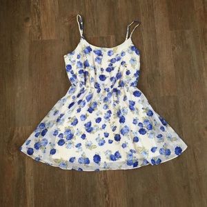White floral dress