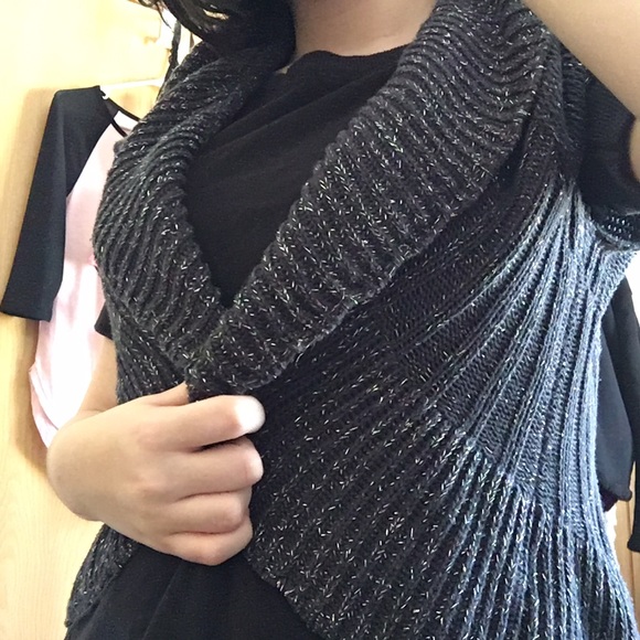 Black sparkly shrug