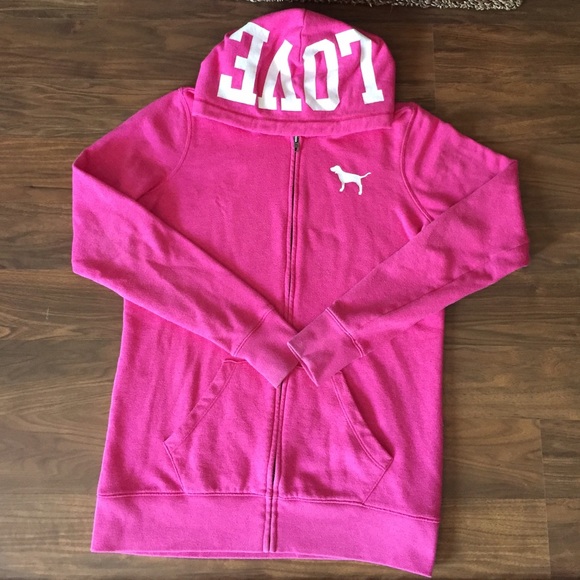 Victoria's Secret PINK. Zebra Zip up sweatshirt.