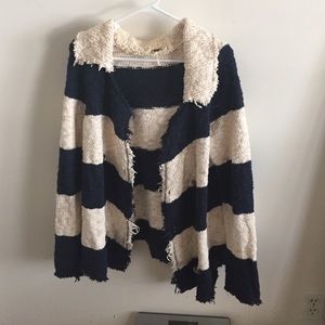 Free people button-up knit sweater