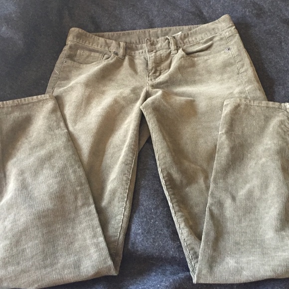 J crew skinny cords. Army green