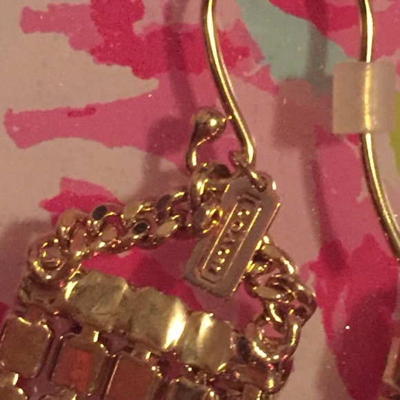 (SOLD) Coach Earrings - Picture 3 of 4