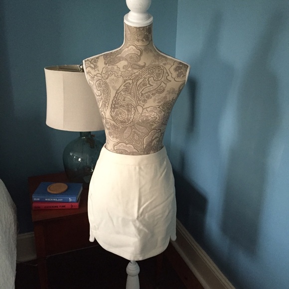 NWT J. Crew Shirttail Mini Skirt in Wool