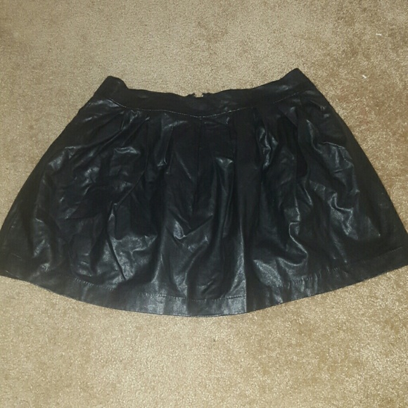 Pleather skirt