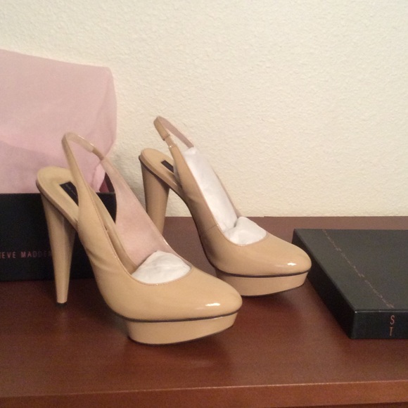 Shoes By Steve Madden Mistyk Nude Size 9
