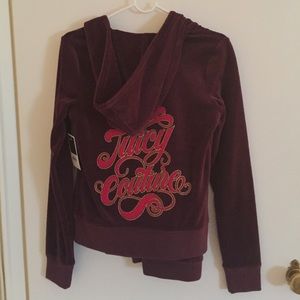 New with tags Plum Wine Juicy Velour Suit