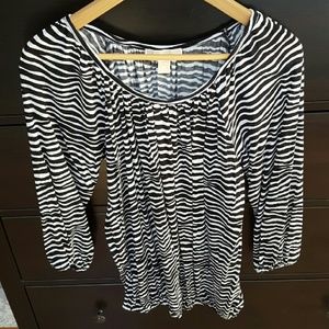 Michael Kors zebra print blouse