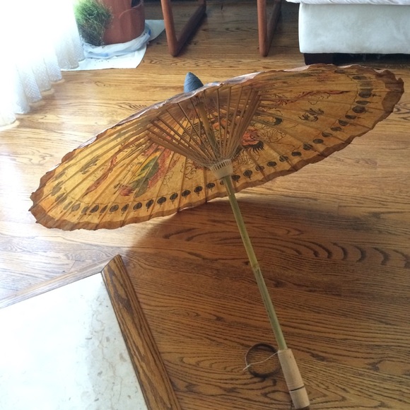 Decorative Artist's Parasol Dragon Umbrella - Picture 2 of 3