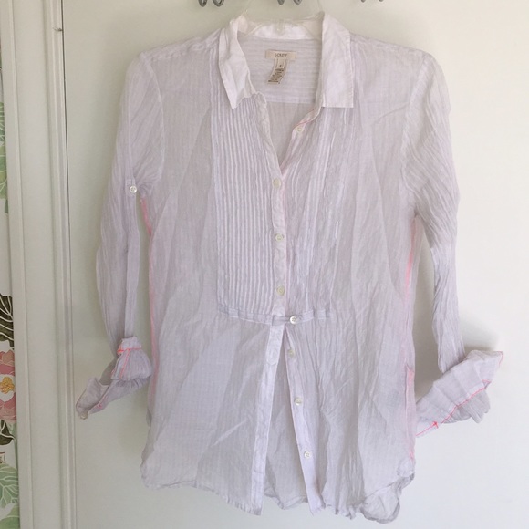 J Crew Tuxedo Button Up