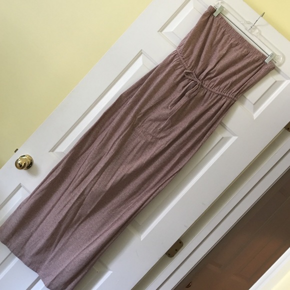 NWOT CAbi Limited Edition strapless maxi dress