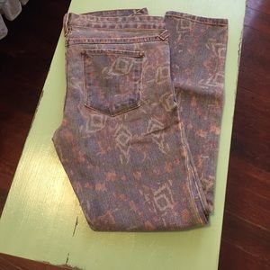 Patterned Jeans